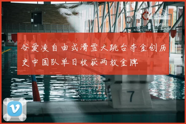 谷爱凌自由式滑雪大跳台夺金创历史中国队单日收获两枚金牌